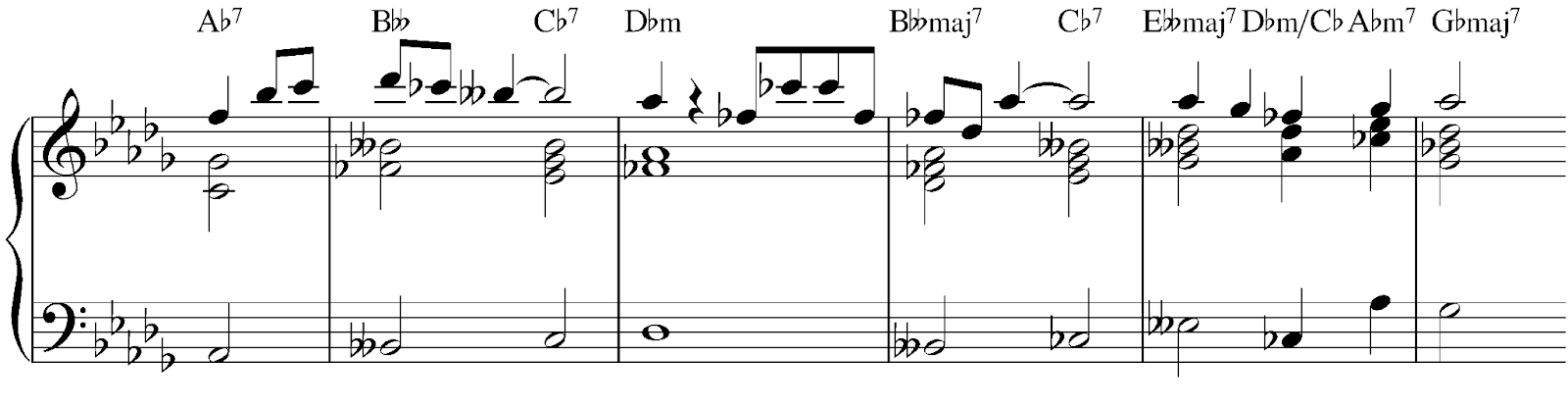 ダブルフラットを使って生々しく書き直してみた