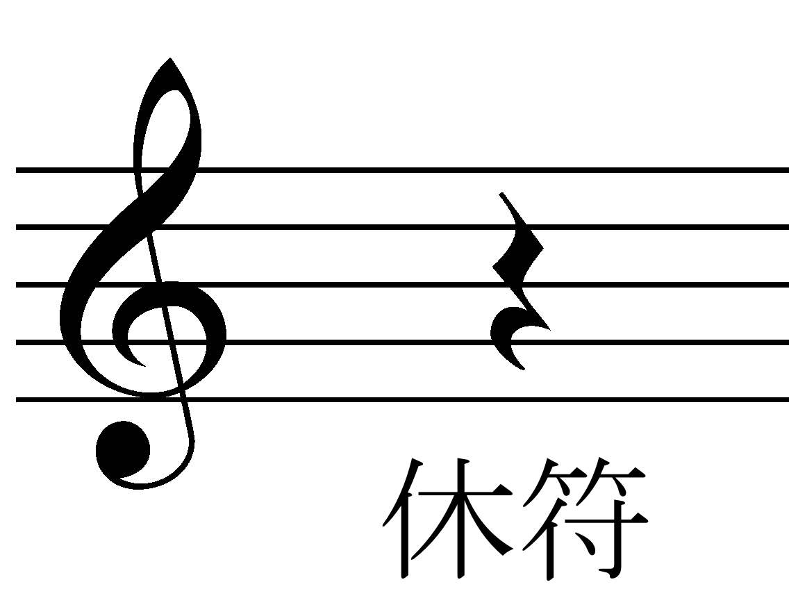 休符はとっても大切です